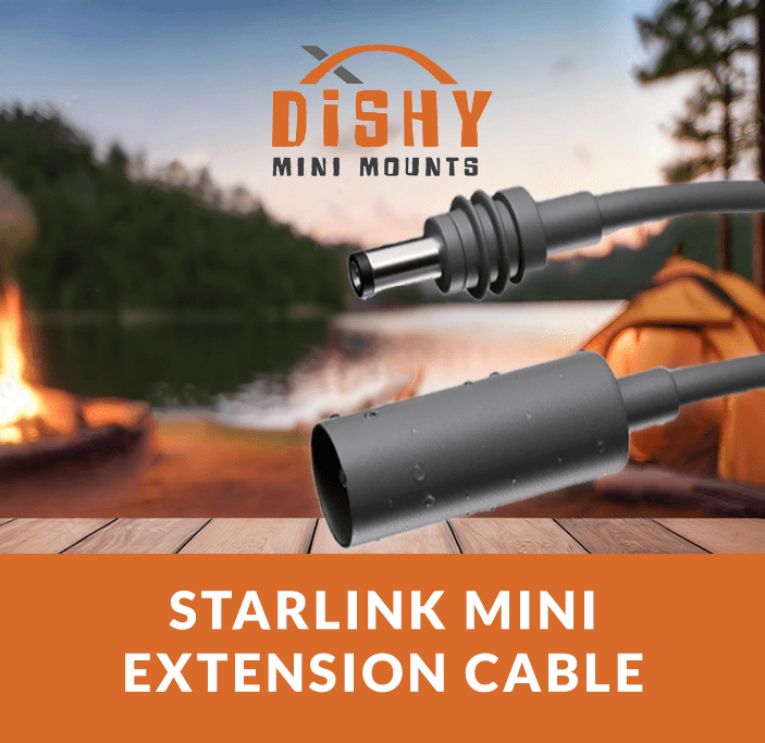 Starlink Mini - DC Extension Cable - Dishy Mini Mounts - Australia