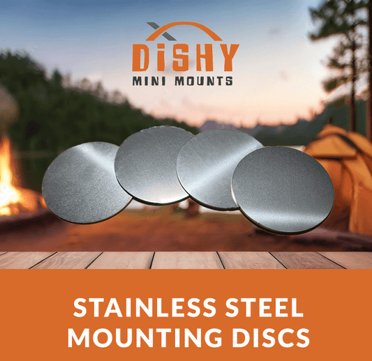 Stainless Mounting Disc Set (4) - Dishy Mini Mounts - Australia