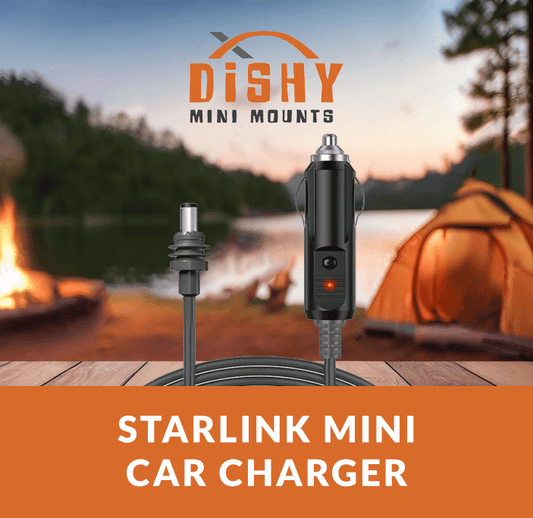 Starlink Mini DC - Car Charger (3M) - Dishy Mini Mounts - Australia