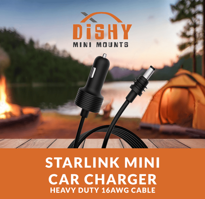 Starlink Mini - Heavy Duty Car Charger - Dishy Mini Mounts - Australia