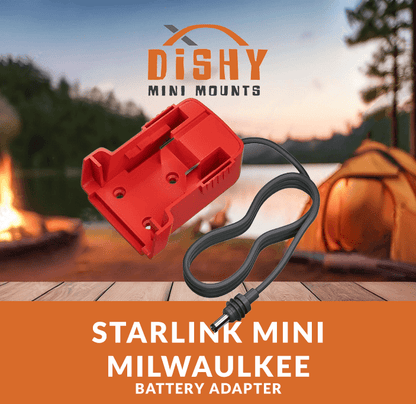 Starlink Mini Milwaukee Battery Adapter - Dishy Mini Mounts - Australia