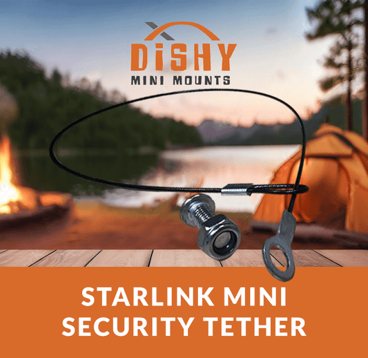 Starlink Mini Security Tether - Dishy Mini Mounts - Australia